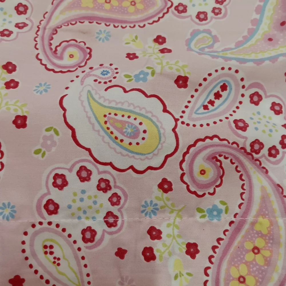 Pottery Barn Kids Pink Floral Standard Pillow Sham